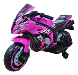 Moto Eltrica Infantil Rosa Grande 12v